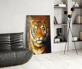Tiger panel adding power-animal mood to a study