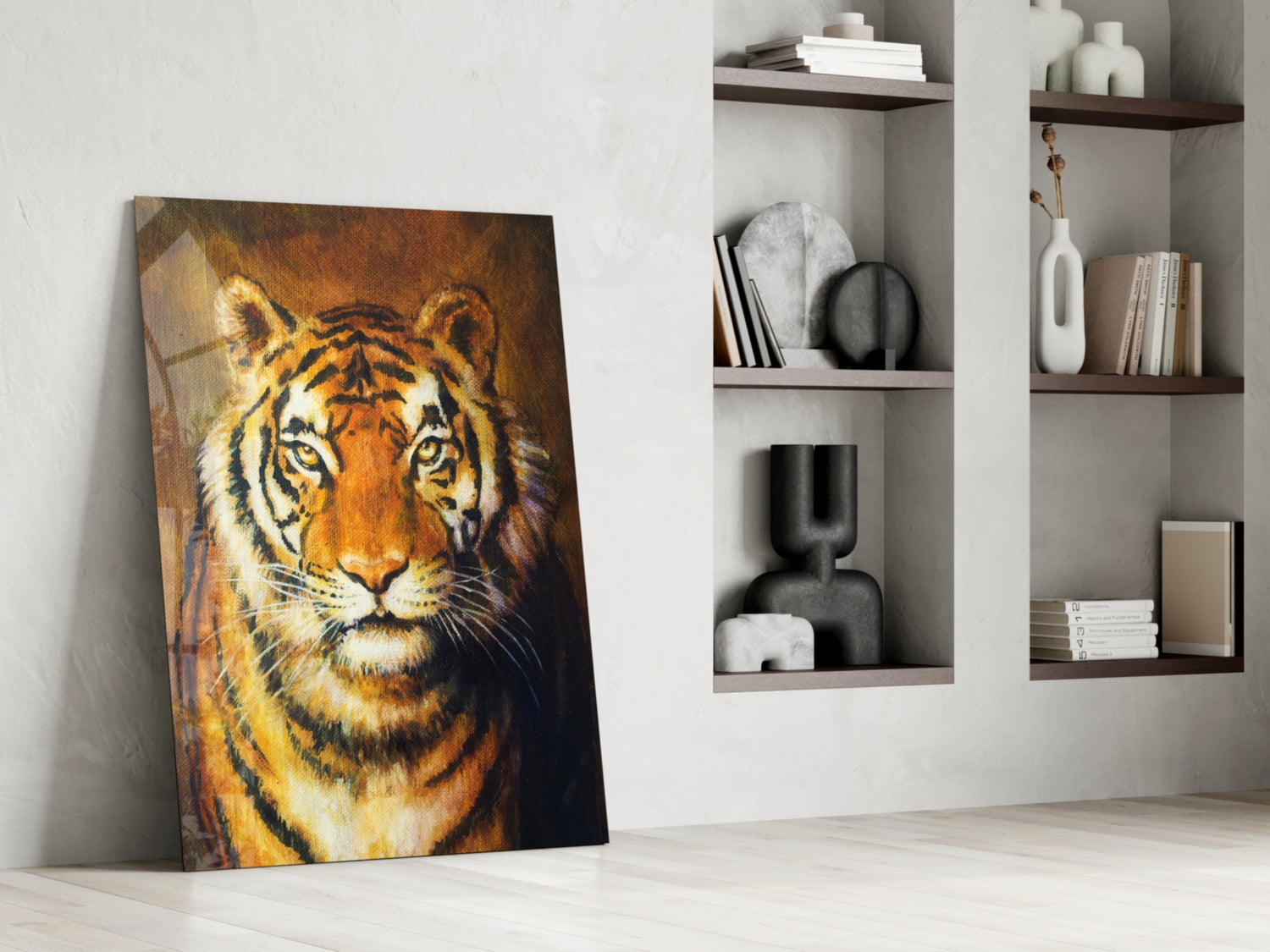 Tiger Glass Wall Art.