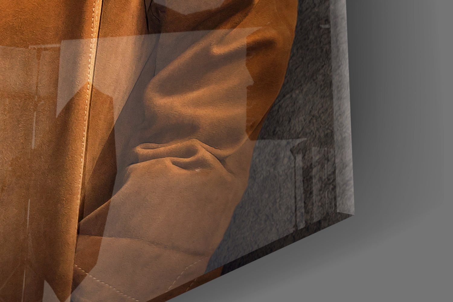 Tiger Head Glass Wall Art.