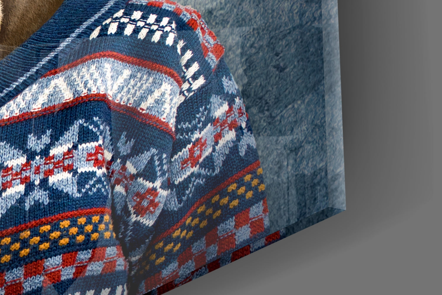 Deer Head Glass Wall Art.