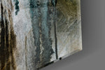 Abstract Colors artwork anchoring a contemporary wall in moody palette