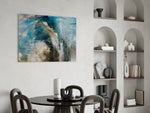 Abstract Colors panel adding collector taste to a lounge