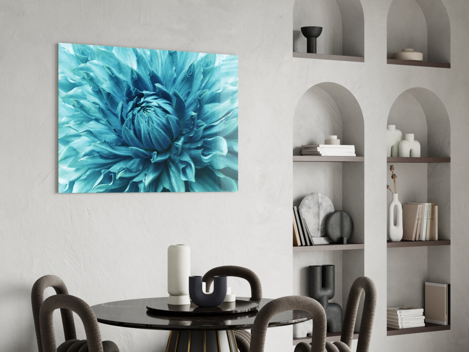 Micro Flower Glass Wall Art.