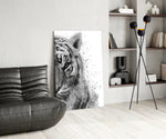 Tiger panel adding quiet authority to a study