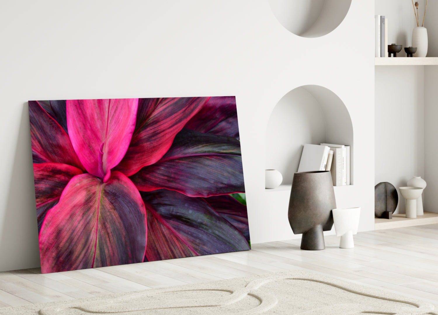 Leaf Glass Wall Art.