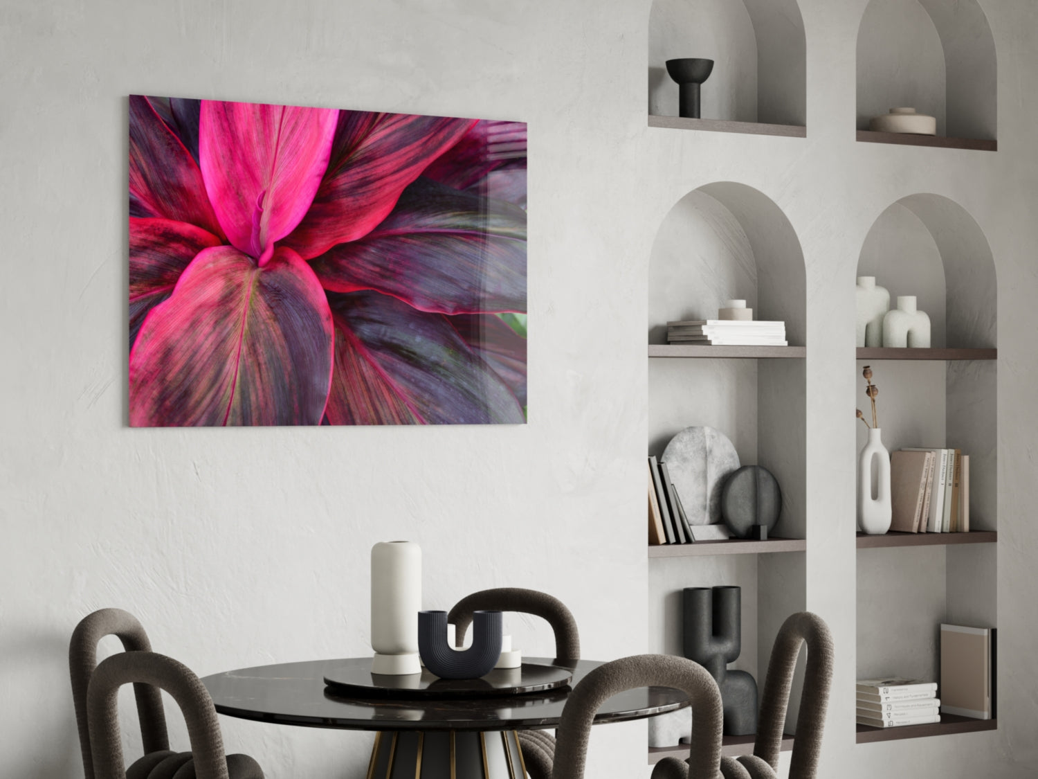 Leaf Glass Wall Art.