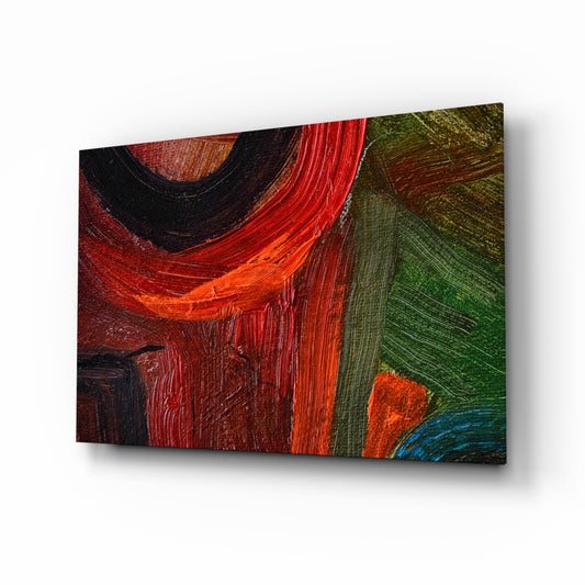 Abstract Glass Wall Art – high quality glass print showcasing abstract