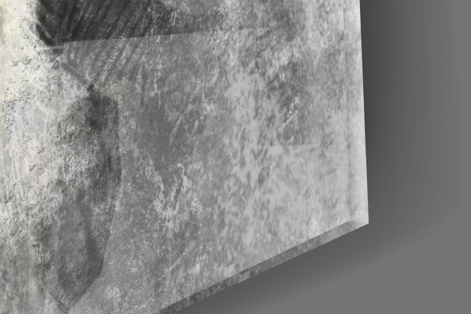 Wolf Glass Wall Art.