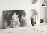 Wolf Glass Wall Art
