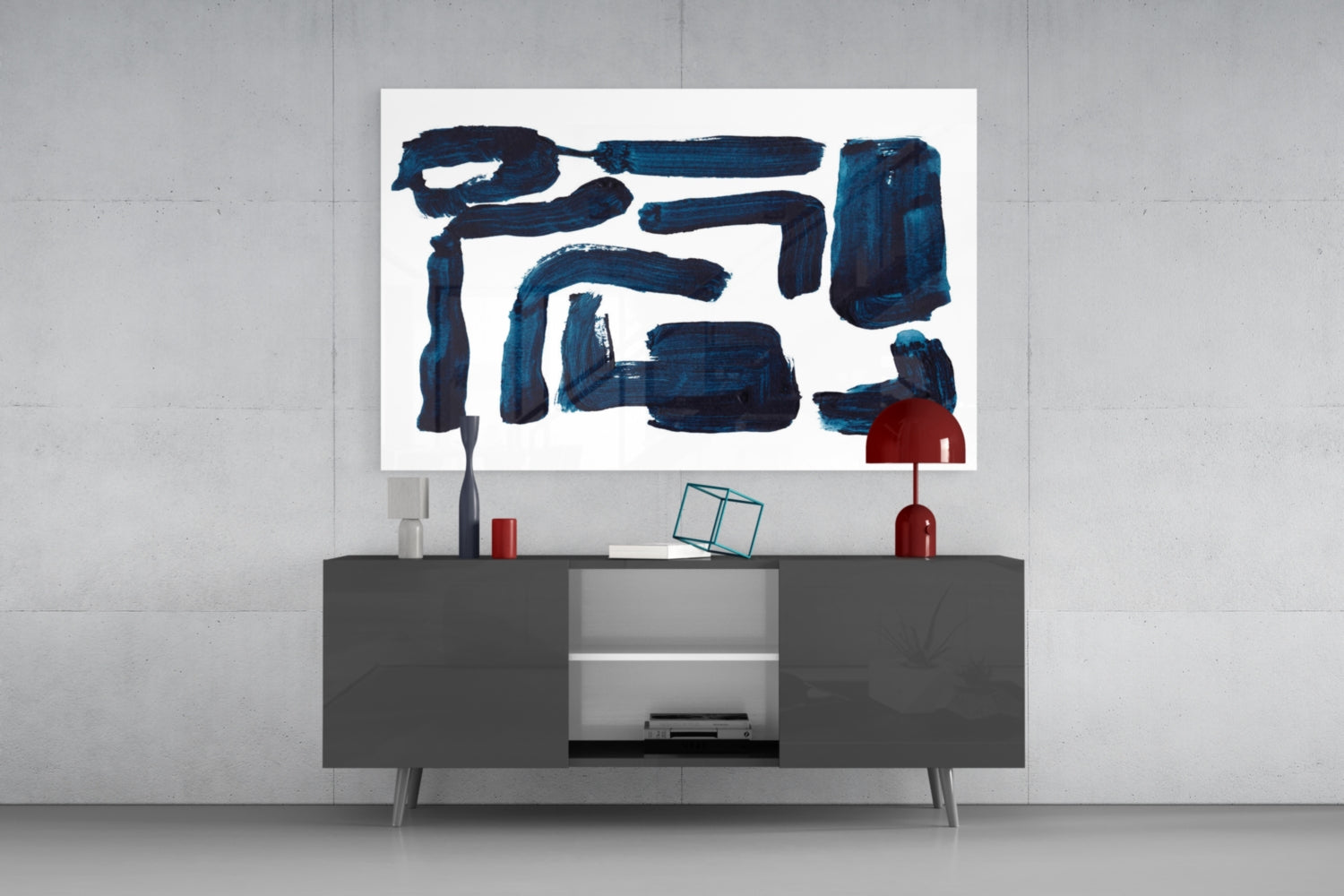 Lines Glass Wall Art.