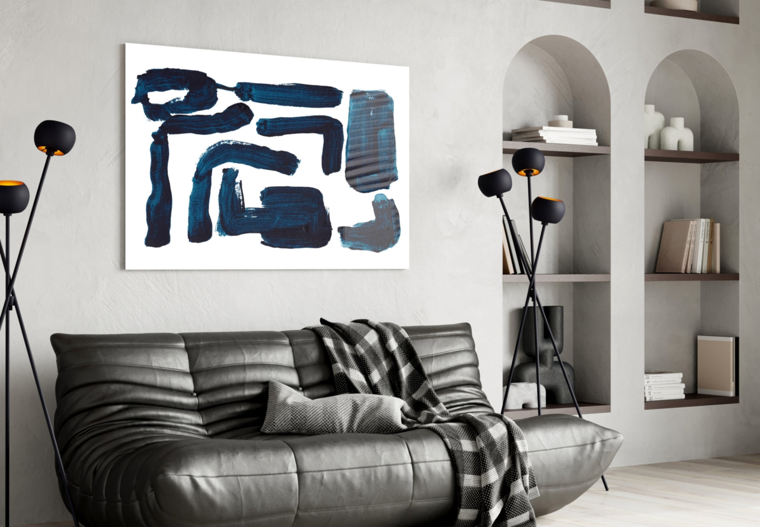 Lines Glass Wall Art.