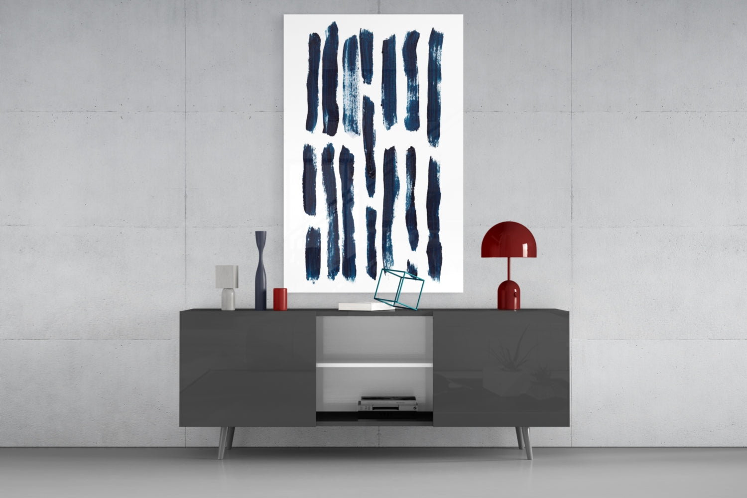 Lines Glass Wall Art.