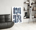 Lines panel adding serene mood to a bedroom