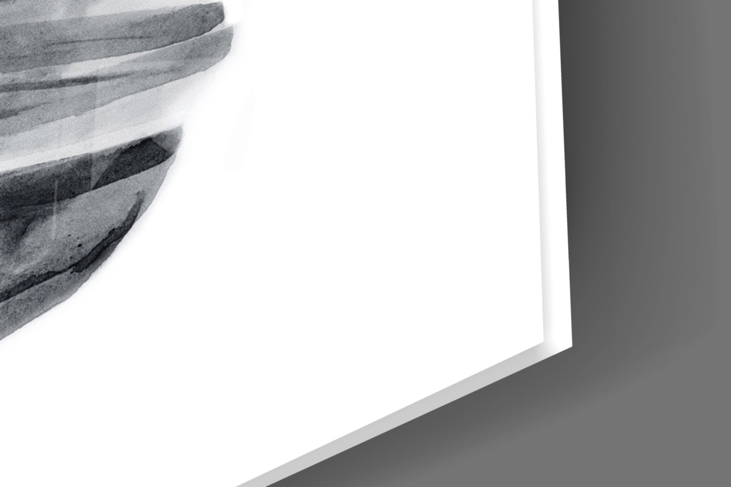 Feather Glass Wall Art.