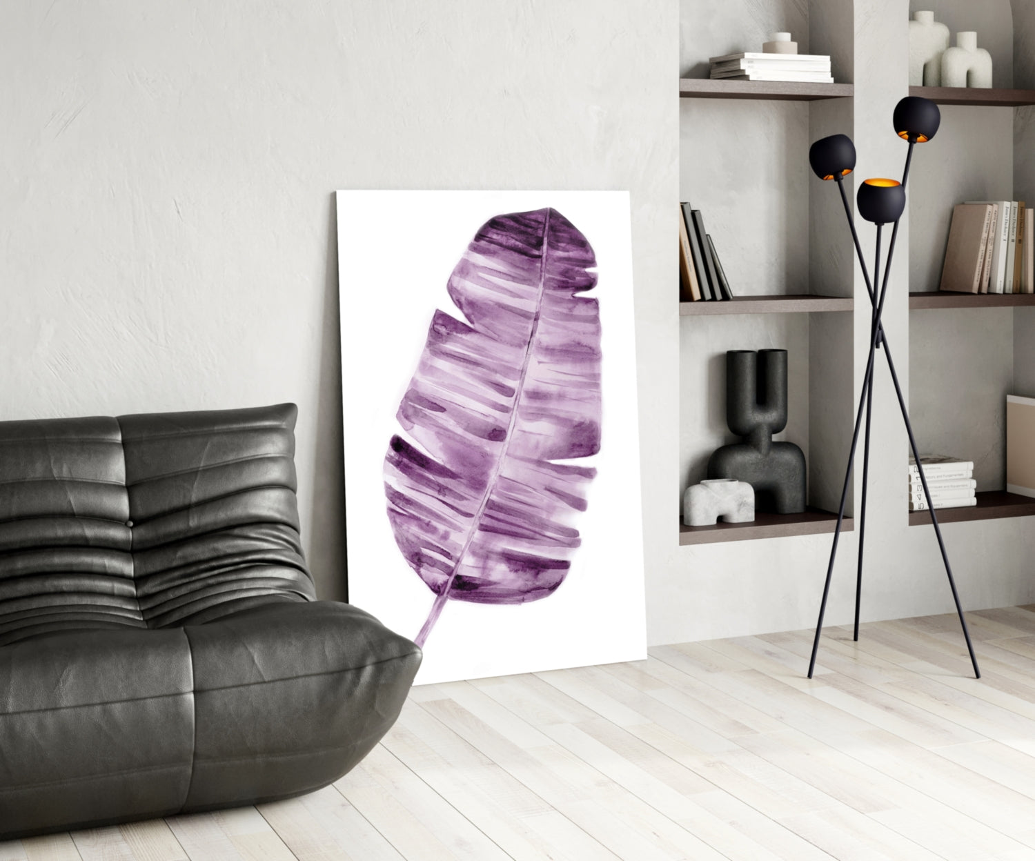 Leaf Glass Wall Art.