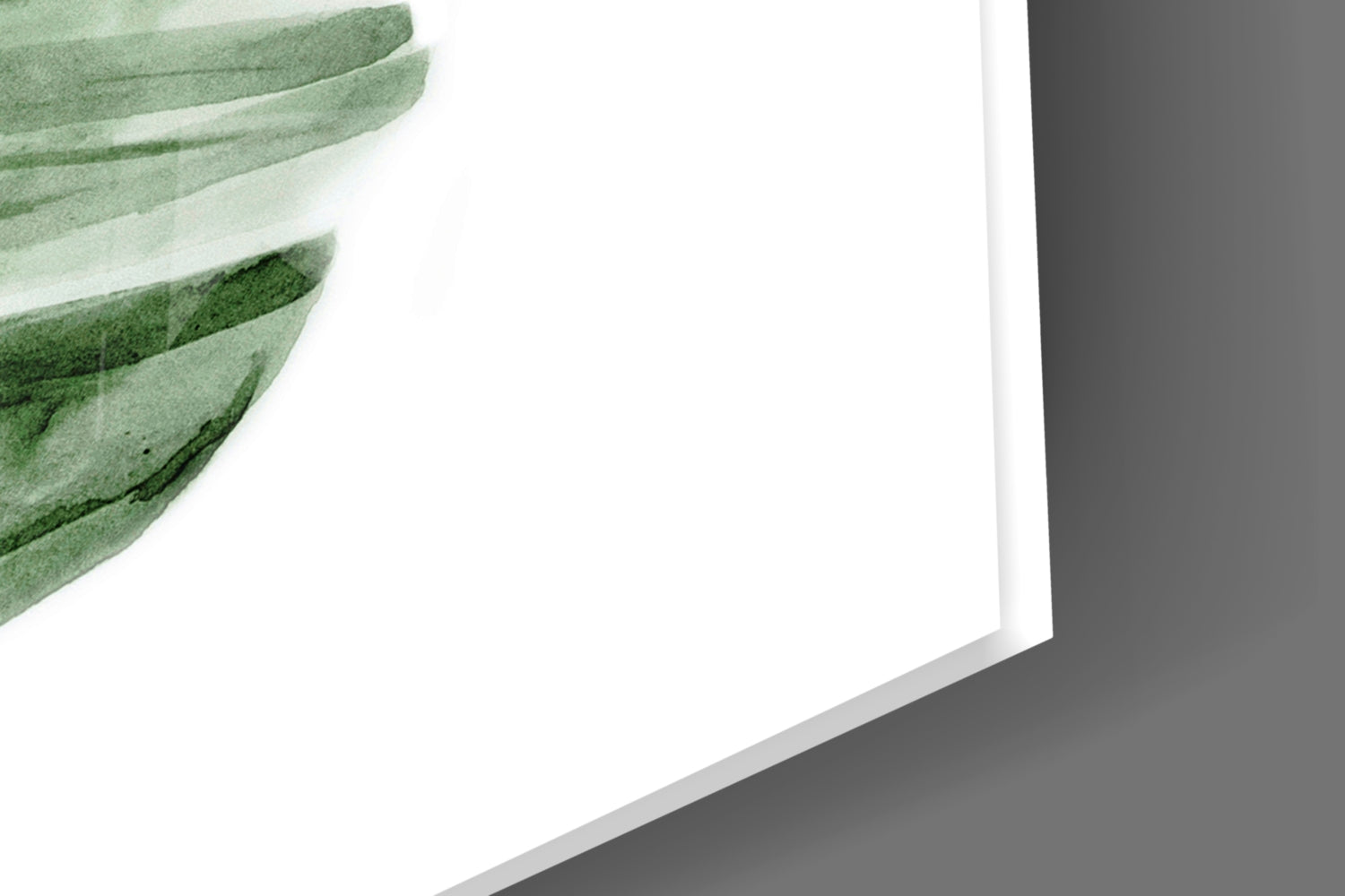 Feather Glass Wall Art.