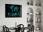 Continents panel adding travel mood to a study