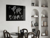 Continents panel adding travel mood to a study