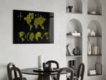Continents panel adding travel mood to a study