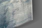 Abstract Colors artwork anchoring a wall with moody palette