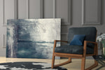 Abstract Colors glass print enhancing a study with introspective pulse