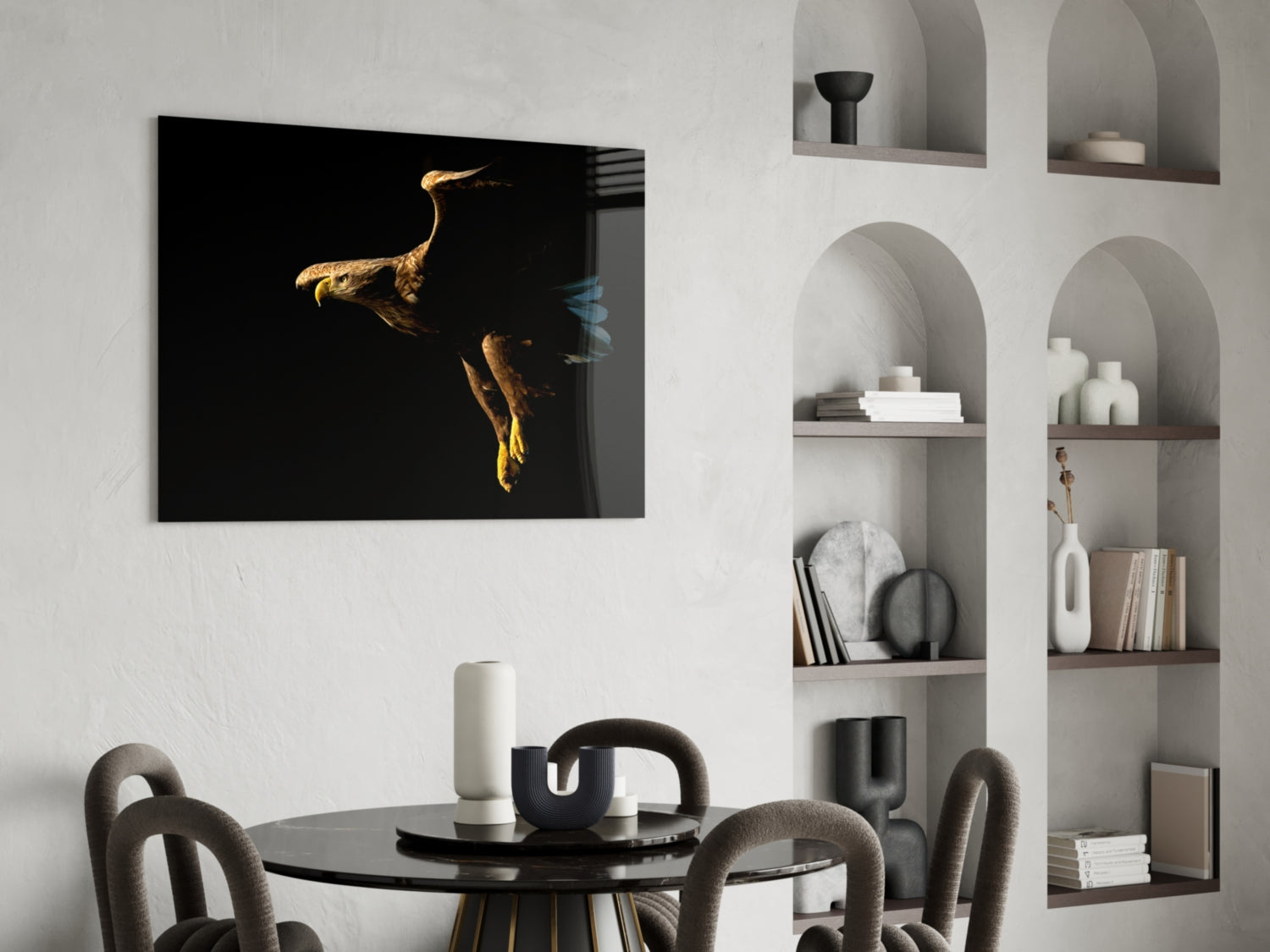 Eagle Glass Wall Art.