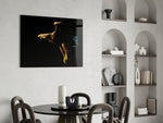 Eagle panel adding regal taste to a living room