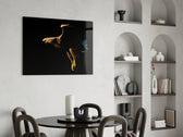 Eagle panel adding regal taste to a living room
