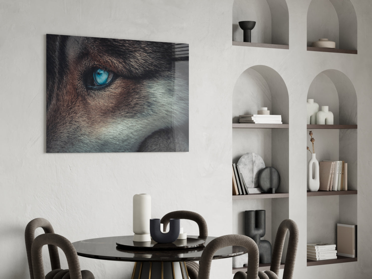 Wolf's Eye Glass Wall Art.