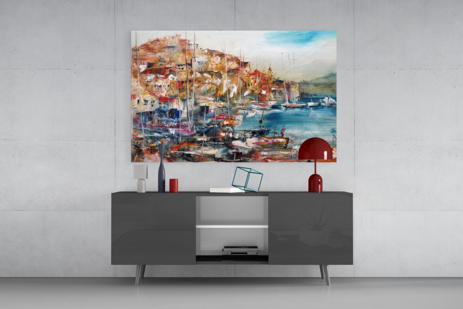 Ships Glass Wall Art.