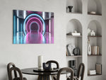 Neon Lights panel adding cyberpunk attitude to a man-cave