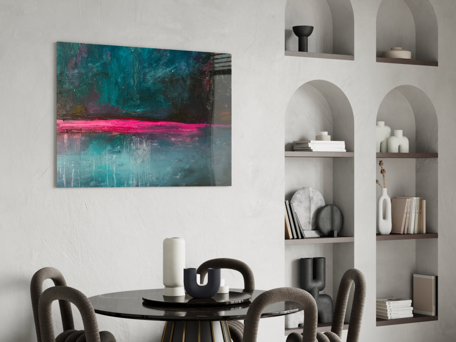 Colors Glass Wall Art.