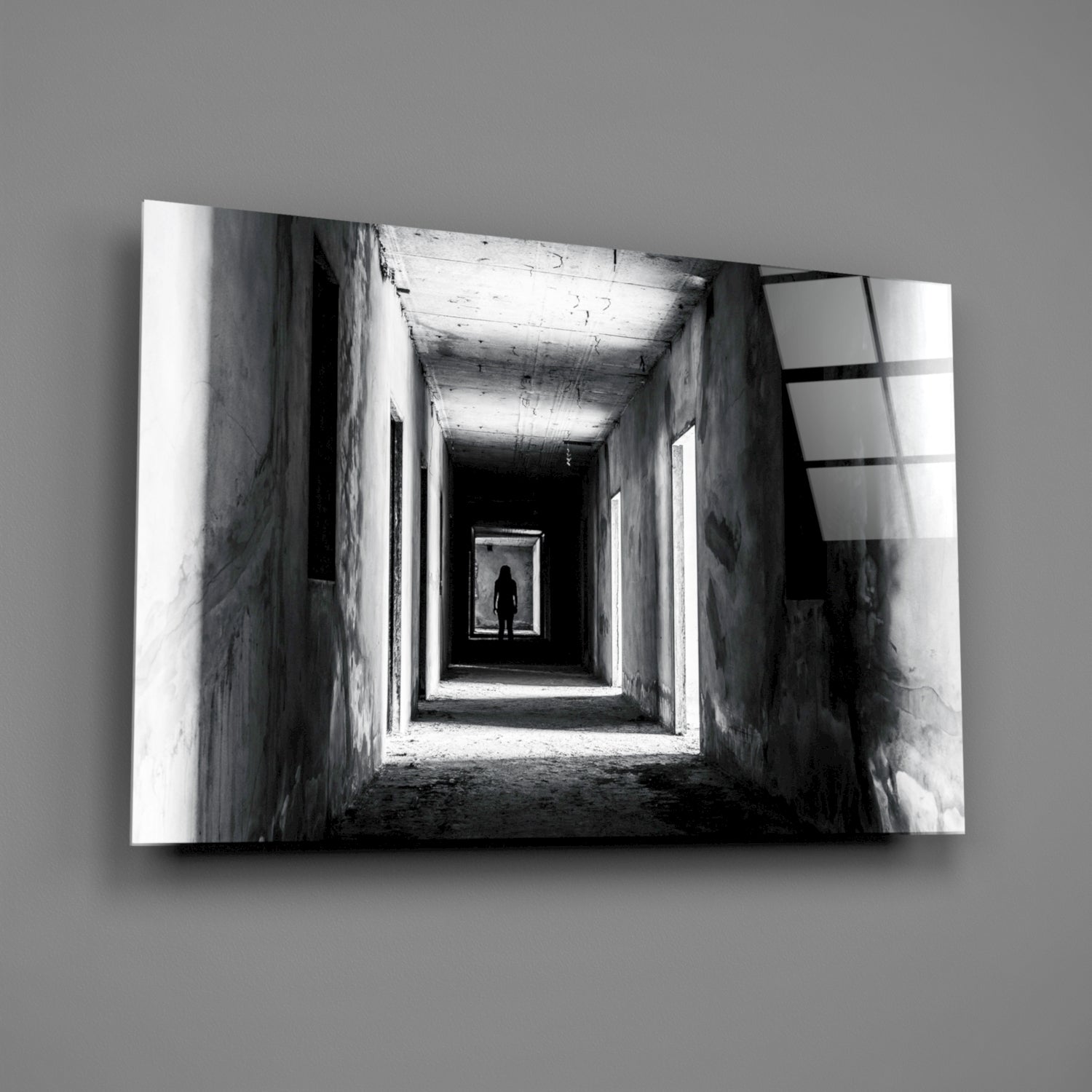 Shadow in the Dark Glass Wall Art.