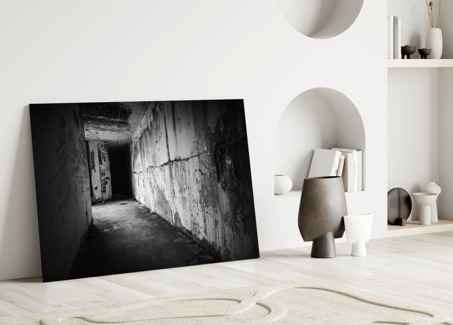 Hallway Glass Wall Art.