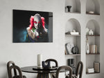 Clown panel adding edgy spark to a teen room