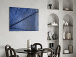 Macro Blue Leaf panel adding naturalist taste to a study