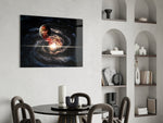 Space panel adding fantasy mood to a study