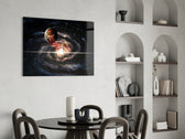 Space panel adding fantasy mood to a study