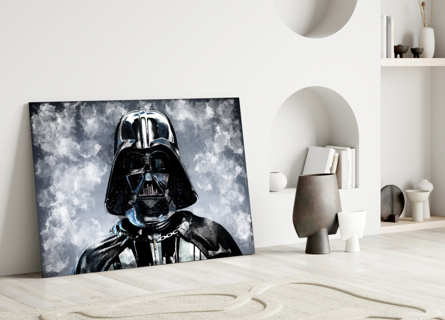 Darth Vader Glass Wall Art.
