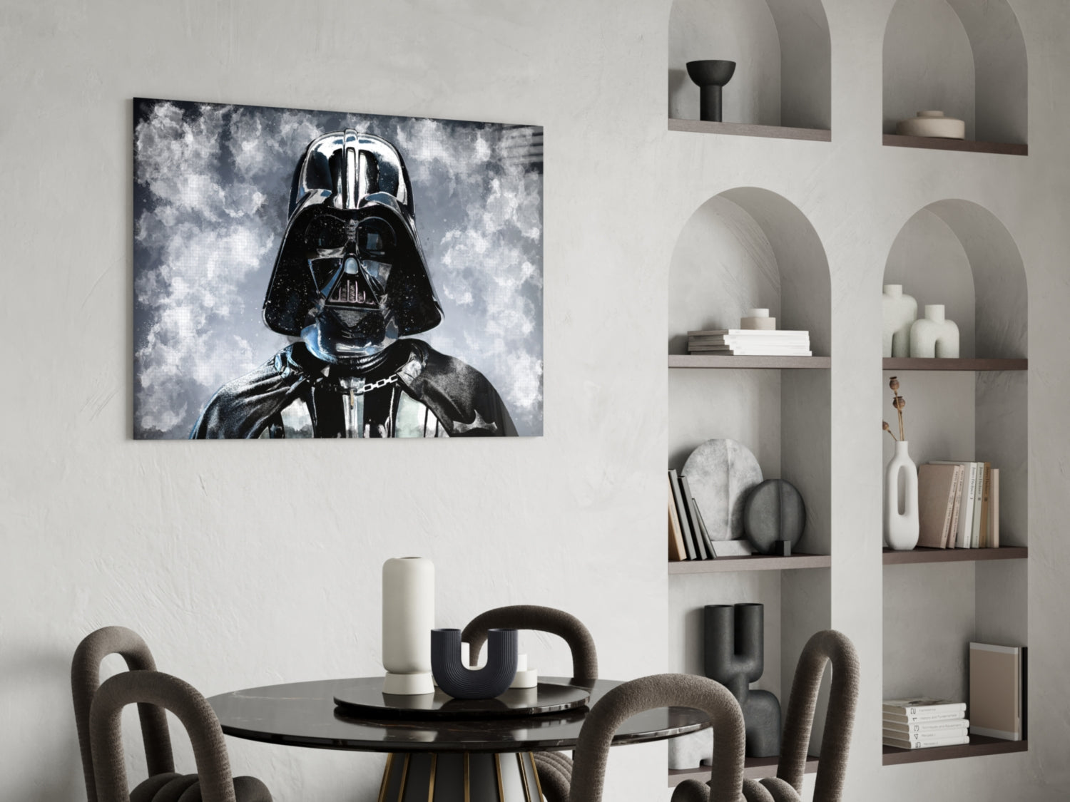 Darth Vader Glass Wall Art.