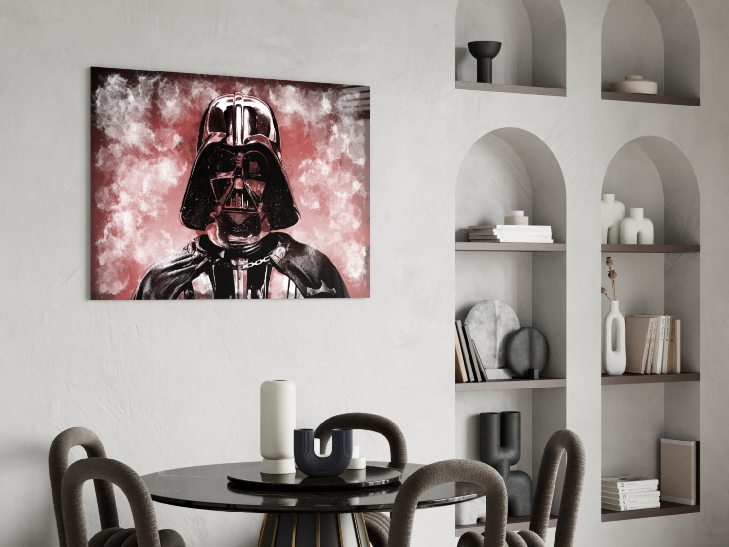 Darth Vader Glass Wall Art.