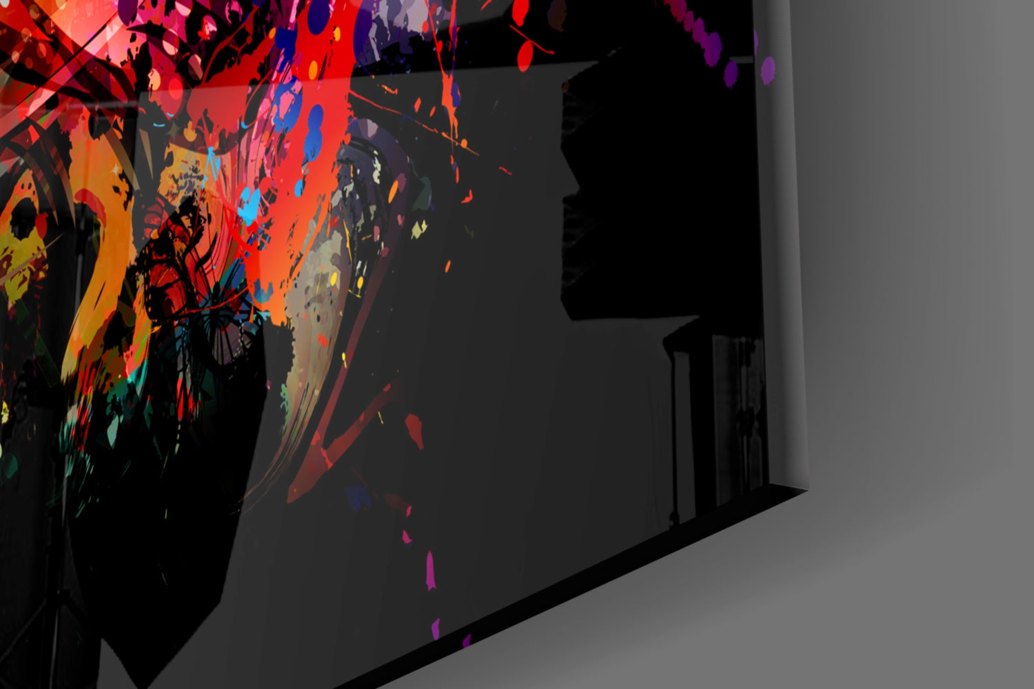 Illustration Eye Glass Wall Art.