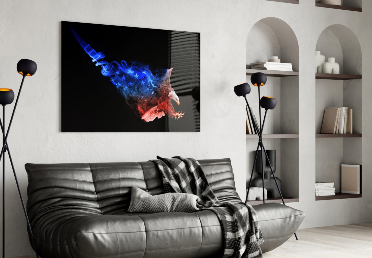 Eagle Glass Wall Art.