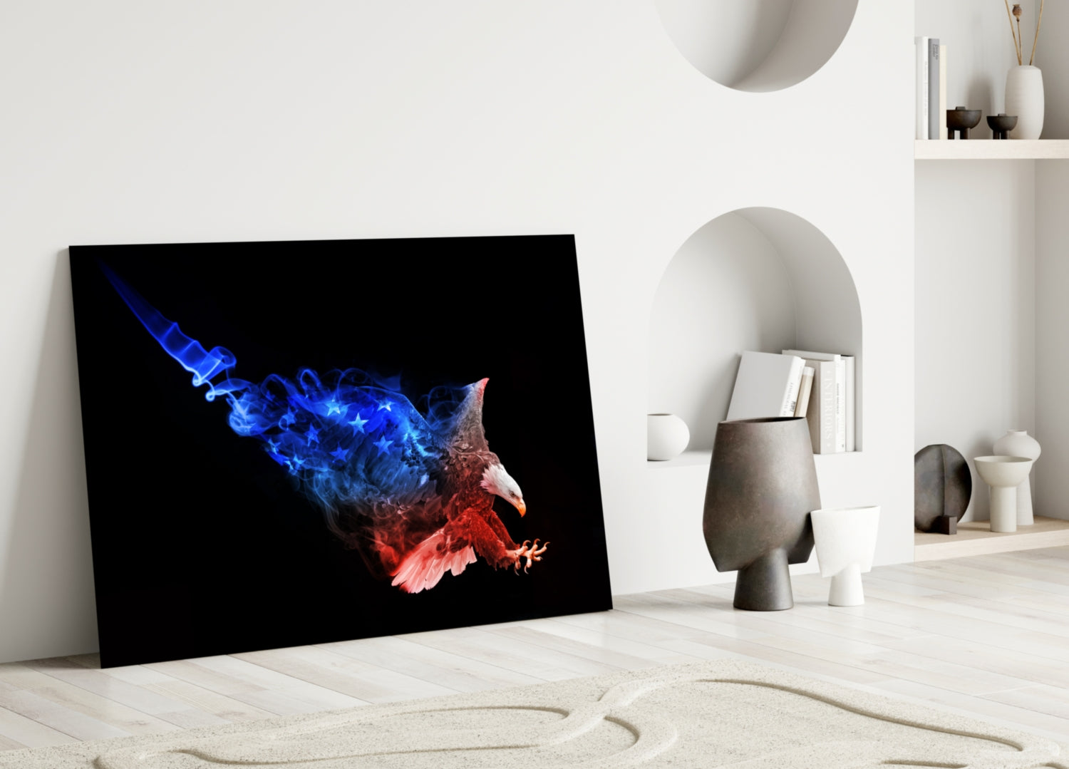 Eagle Glass Wall Art.