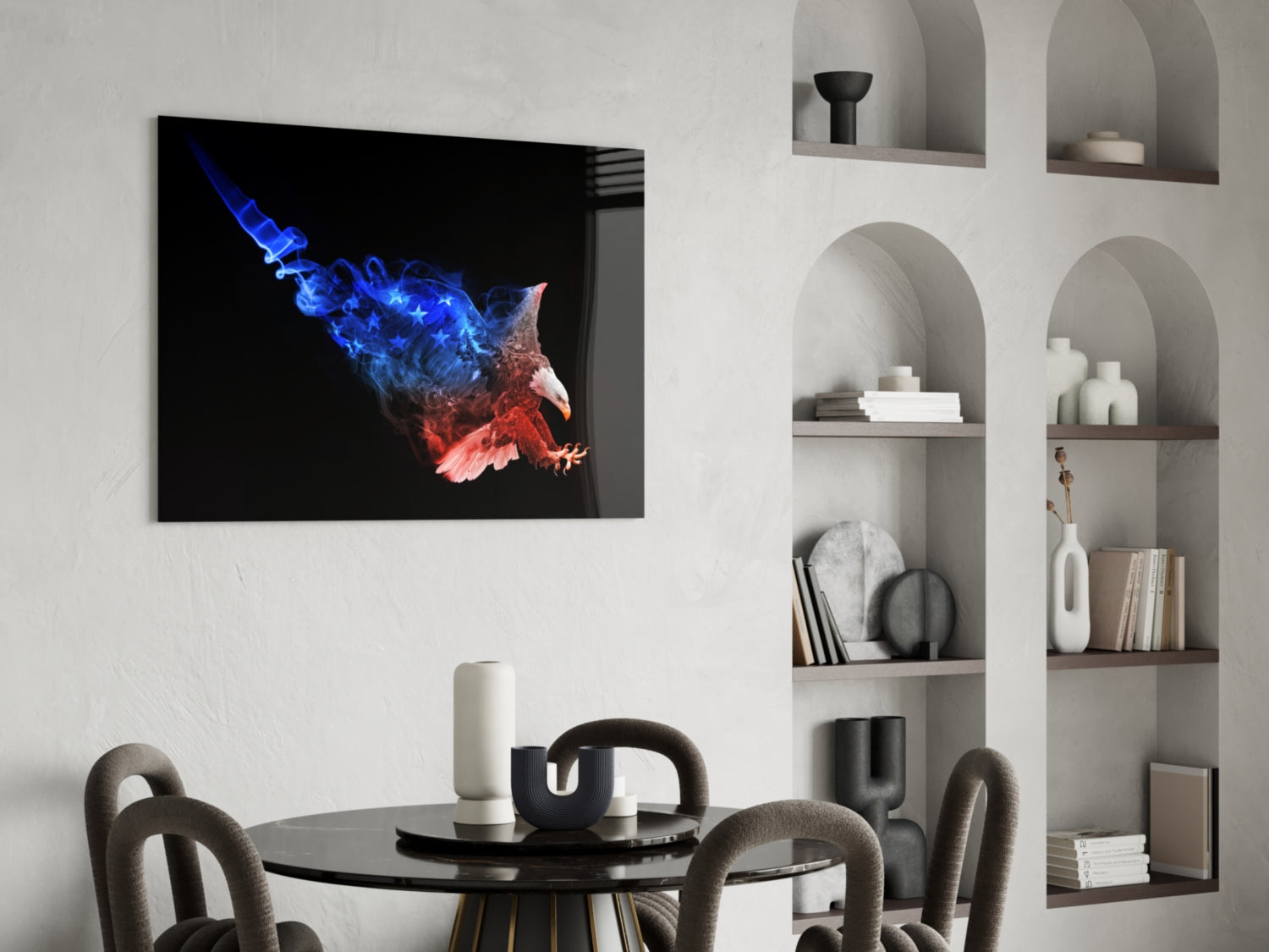 Eagle Glass Wall Art.