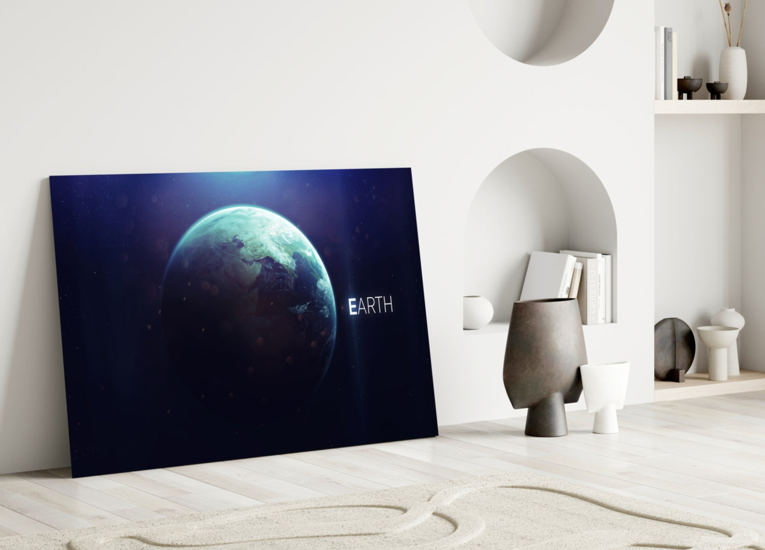 World Glass Wall Art.