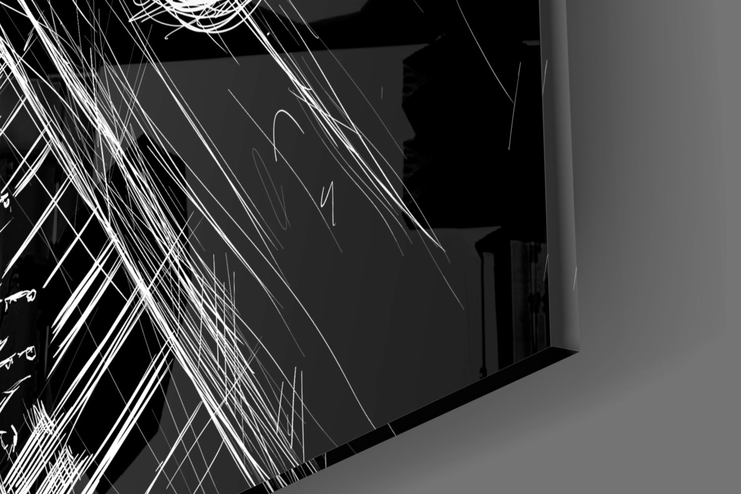 Jazz Blues Music Glass Wall Art.