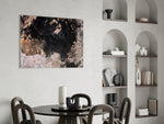Rustic Imagination panel adding rustic drama to a hallway