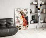 Tortoise Trainer Illustration panel adding creative mood to a foyer