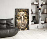 Mystical Sculpture panel adding calm mood to a yoga studio